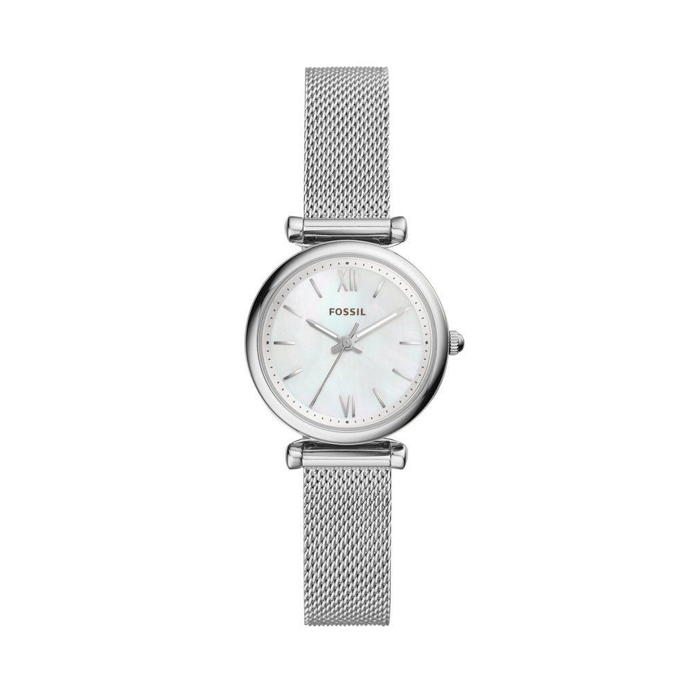FOSSIL LADIES WATCH Carlie Three-Hand Stainless Steel Watch