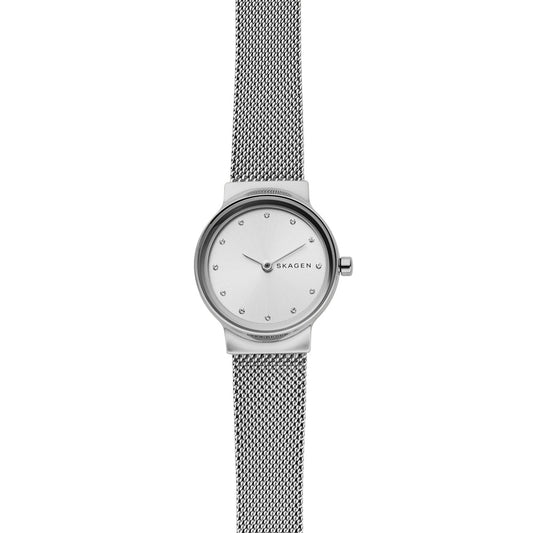 FREJA SLEEK STAINLESS STEEL MESH BRACELET WATCH