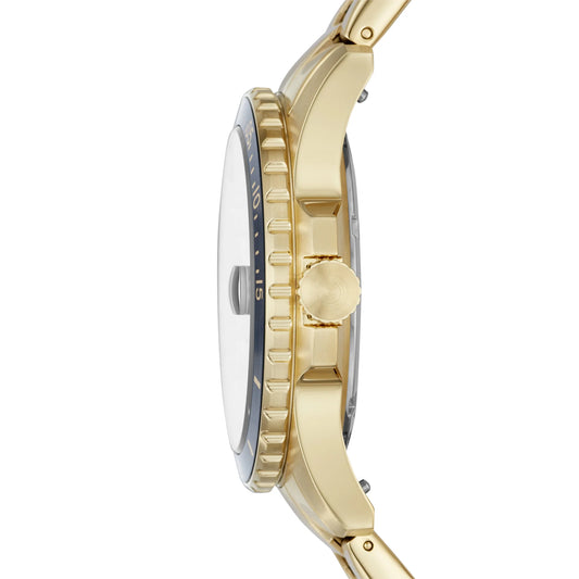 Fossil Quartz Green Dial Men's Watch