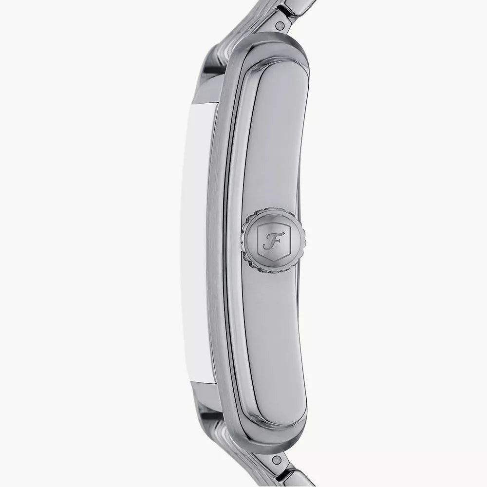 Carraway Three-Hand Stainless Steel Fossil Watch
