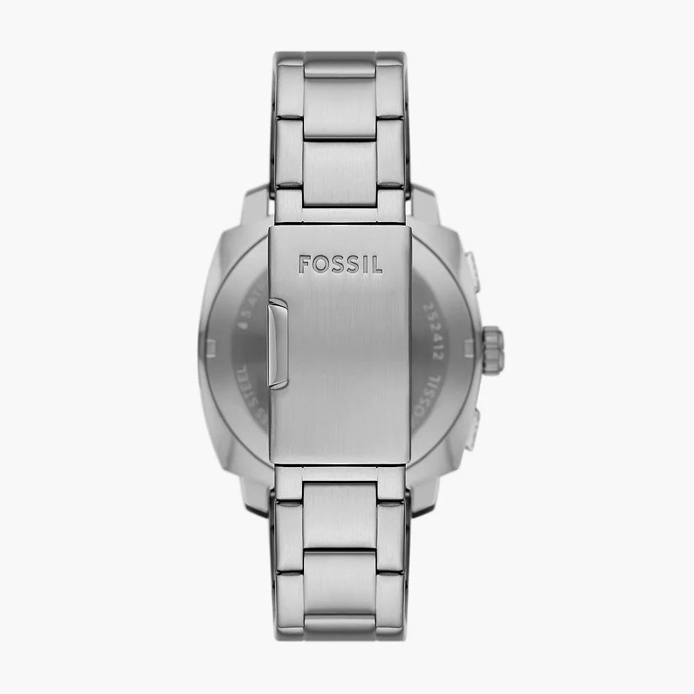 Fossil Machine Chronograph Black Dial Gents Stainless Steel Watch