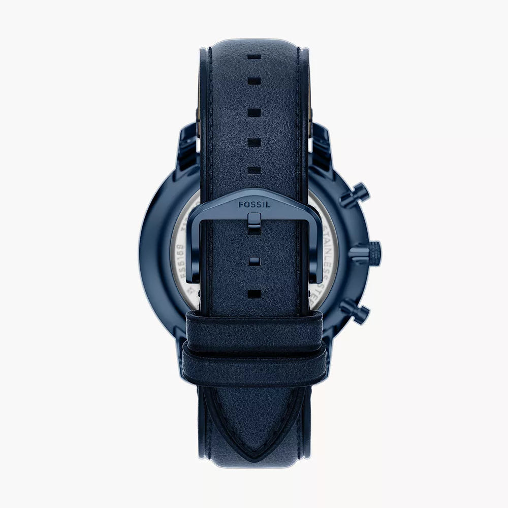 Fossil Neutra Chronograph Navy Leather Gents Watch