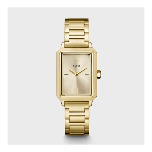 Fluette, Gold Dial, Ladies Gold Stainless Steel Watch