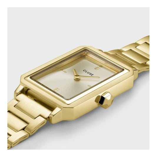 Fluette, Gold Dial, Ladies Gold Stainless Steel Watch