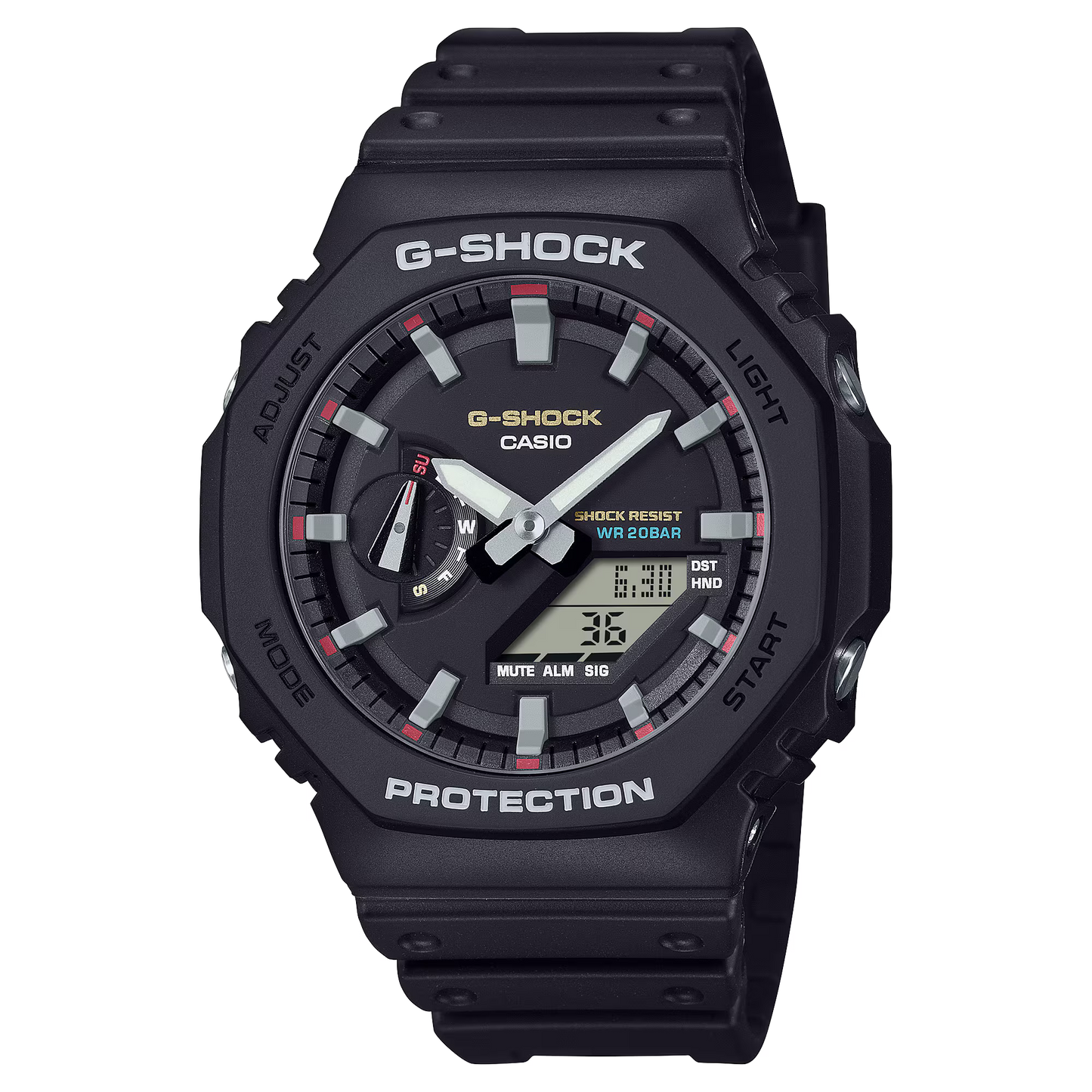 CASIO G-SHOCK CARBON CORE GUARD BLACK RESIN WATCH