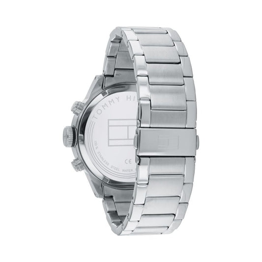 GENTS CHRONOGRAPH TRENT WATCH WITH BLACK DIAL & STAINLESS STEEL BRACELET