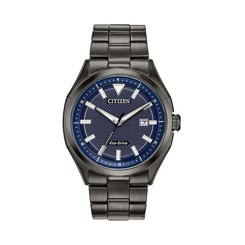 GENTS DRIVE BLACK SOLAR ECO-DRIVE WATCH