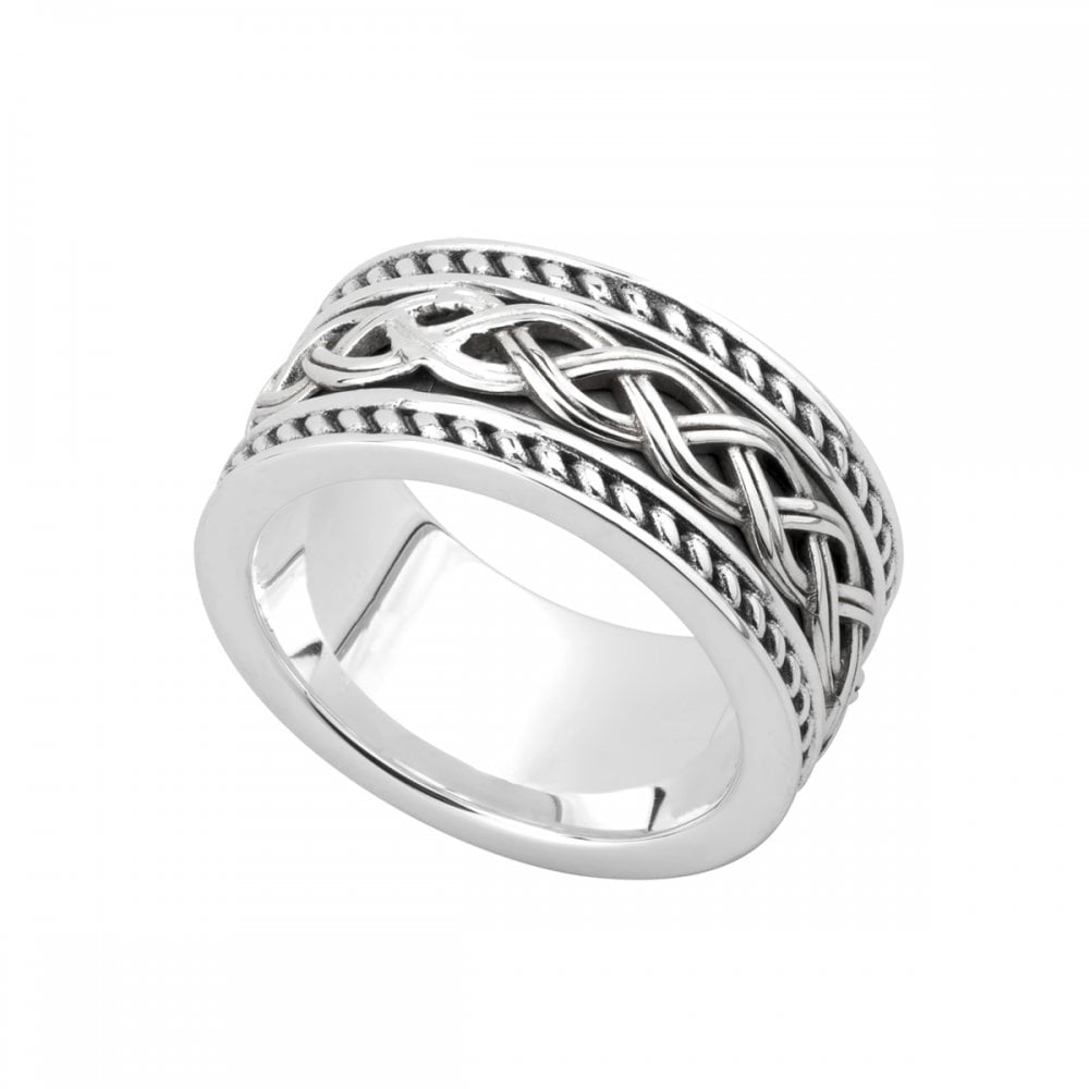 GENTS STERLING SILVER CELTIC KNOT RING 