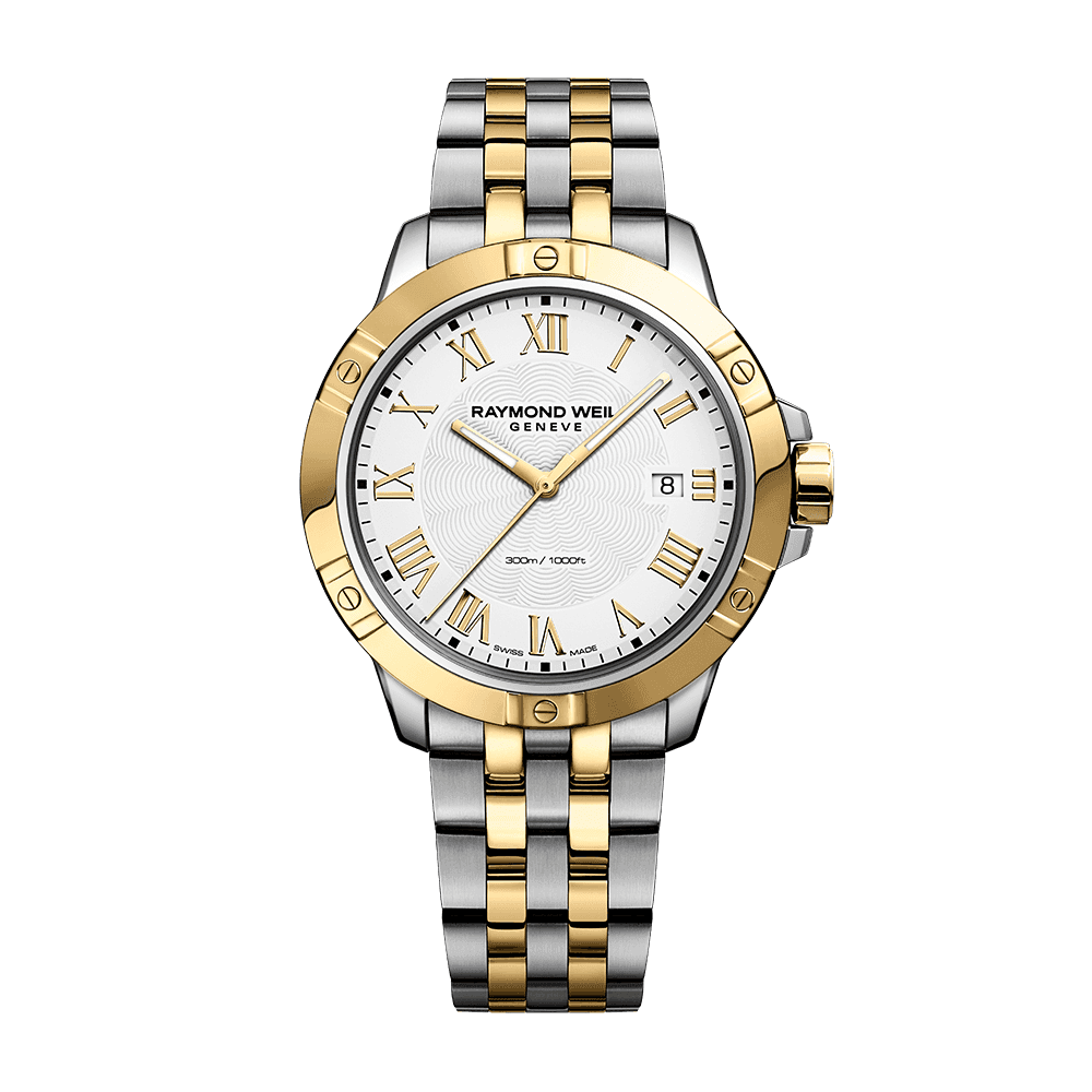 GENTS TANGO 2-TONE GOLD & STAINLESS STEEL BRACELET WATCH