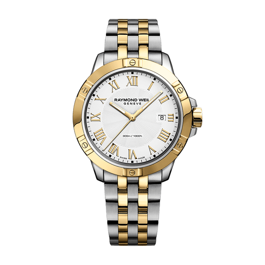 GENTS TANGO 2-TONE GOLD & STAINLESS STEEL BRACELET WATCH