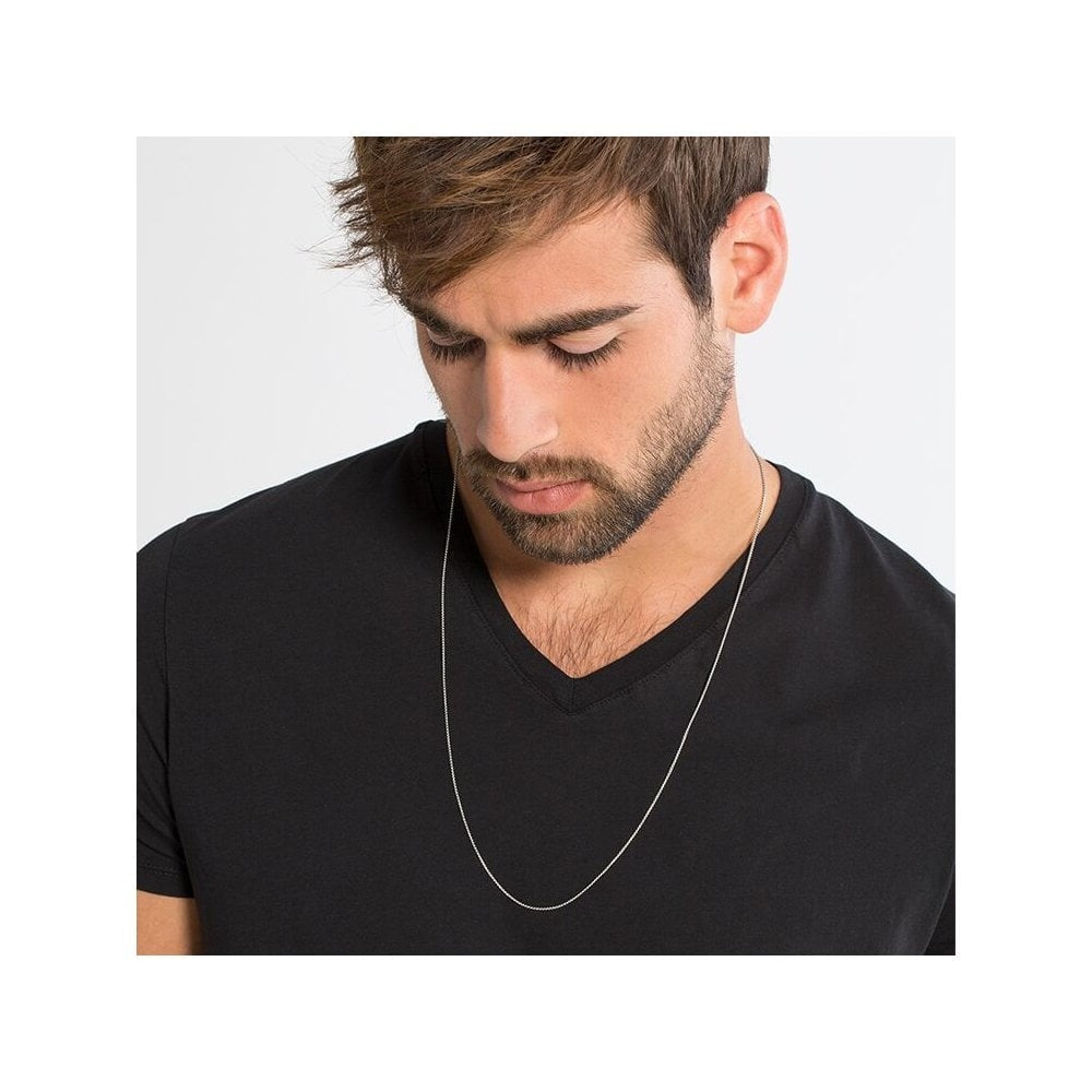 GLAM & SOUL STERLING SILVER BLACKENED VENEZIA CHAIN