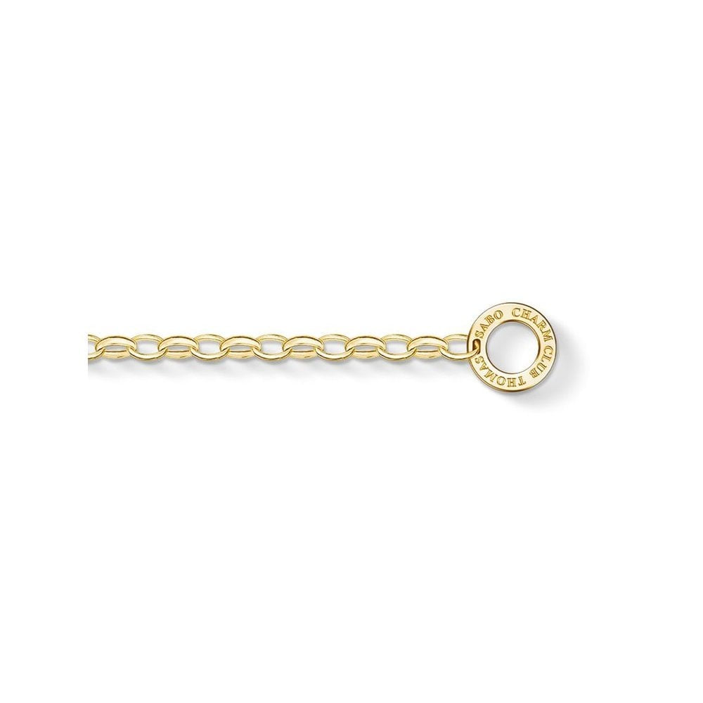 GOLD ON SILVER BELCHER LINK CHARM BRACELET