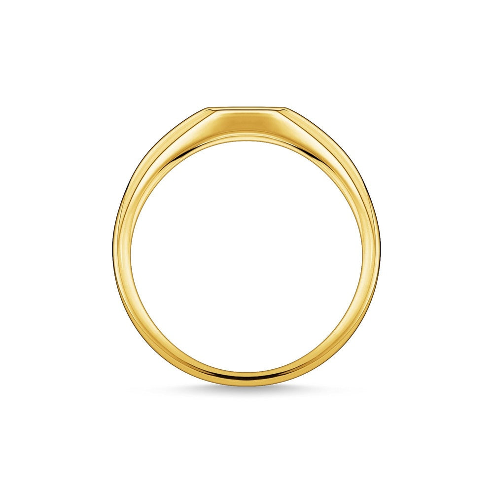 GOLD ON SILVER CUBIC ZIRCONIA STAR RING
