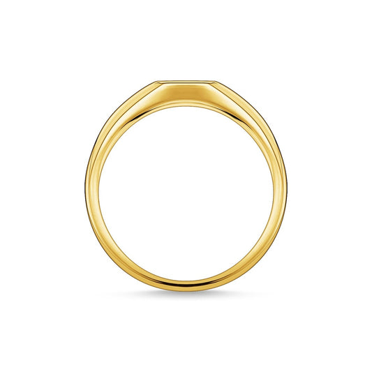 GOLD ON SILVER CUBIC ZIRCONIA STAR RING