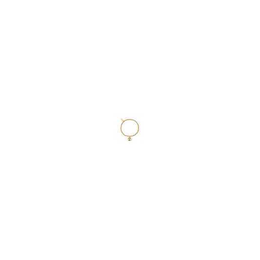 GOLD ON SILVER SPARKLE DISC EARTH BRACELET