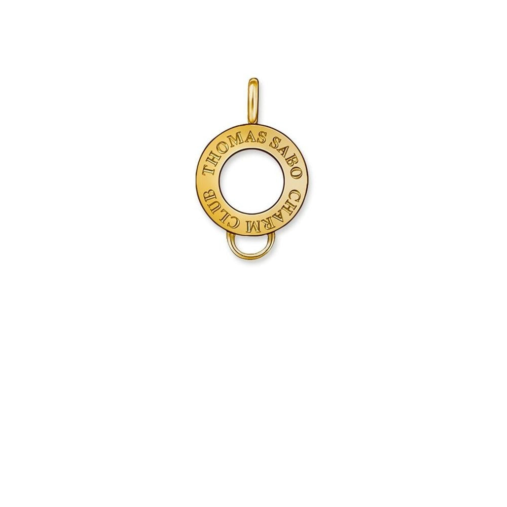 GOLD ON STERLING SILVER CHARM CARRIER