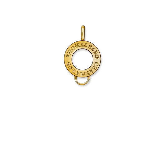 GOLD ON STERLING SILVER CHARM CARRIER