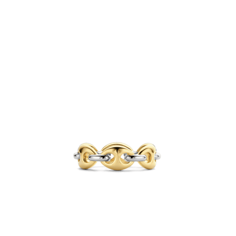 GOLD & SILVER CHAIN LINK RING