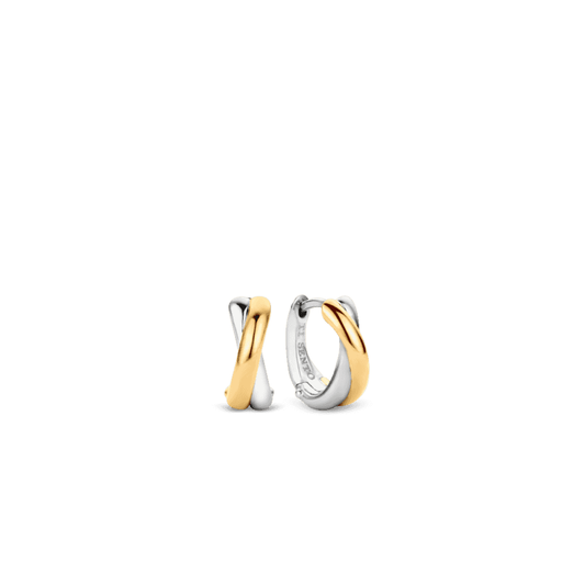 GOLD & SILVER MILANO INFINITE LOVE HOOP EARRINGS