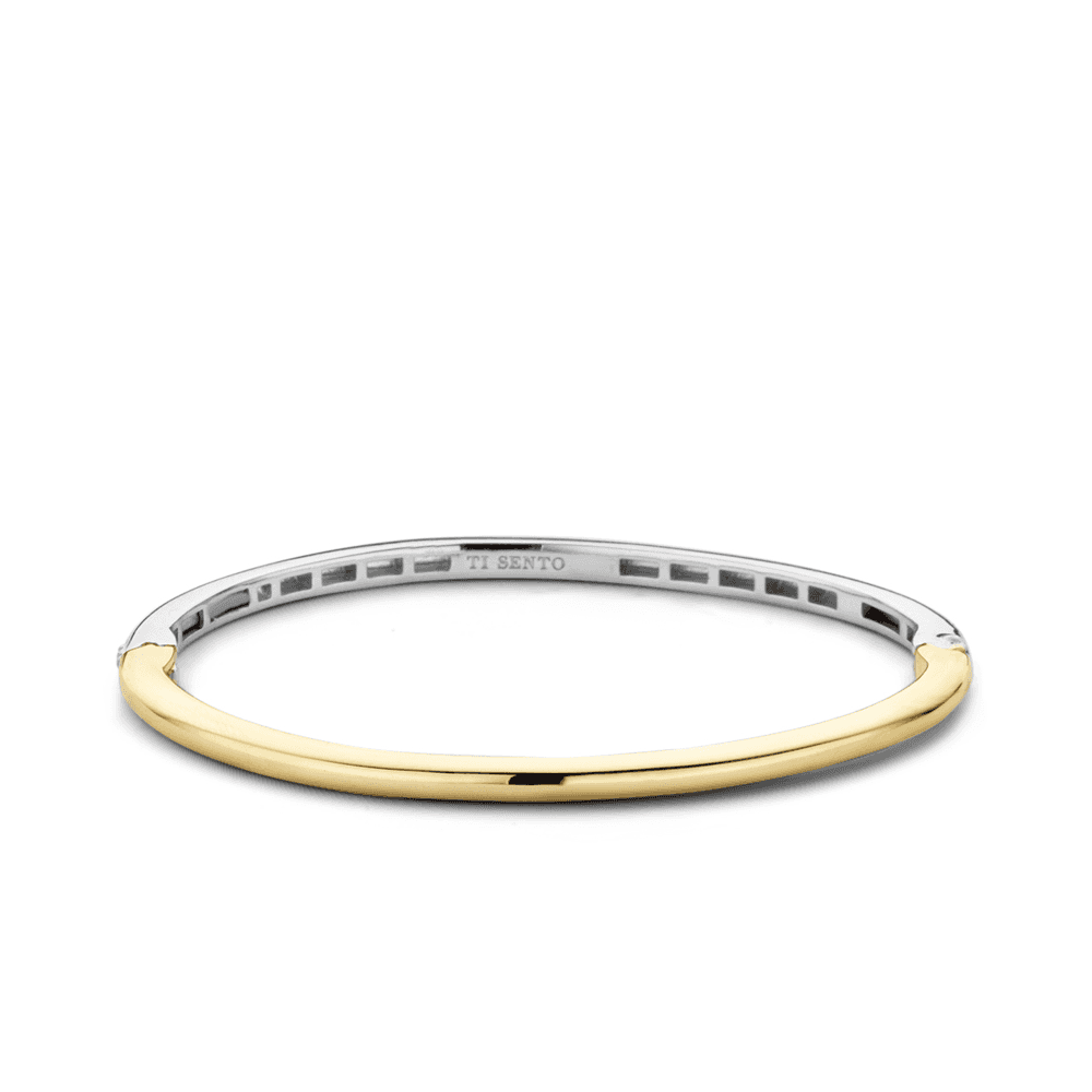 GOLD & STERLING SILVER MILANO BANGLE