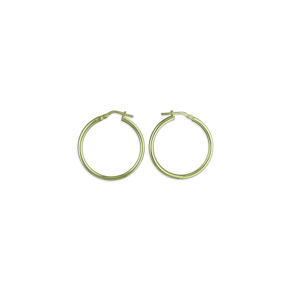 GOLD VERMEIL HOOP EARRINGS