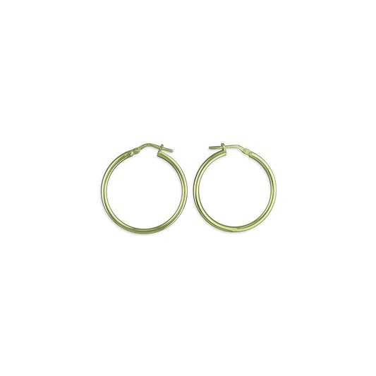 GOLD VERMEIL HOOP EARRINGS
