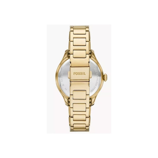 Gilmore Three-Hand, Date, Gold-Toned Ladies Stainless Steel Watch