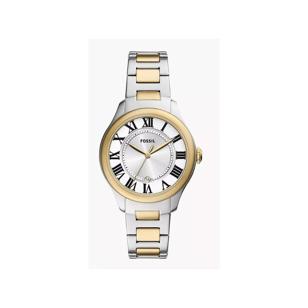 Gilmore Three-Hand, Date, Two-Toned Ladies Stainless Steel Watch
