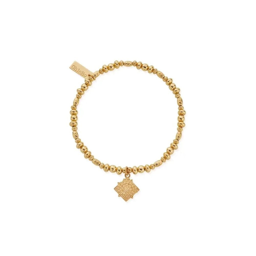 Gold On Silver Botanical Beauty Bracelet