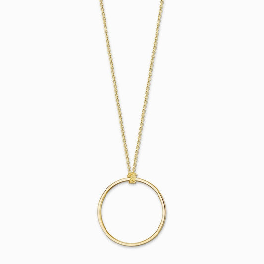 Gold On Silver Charm Carrier Necklace