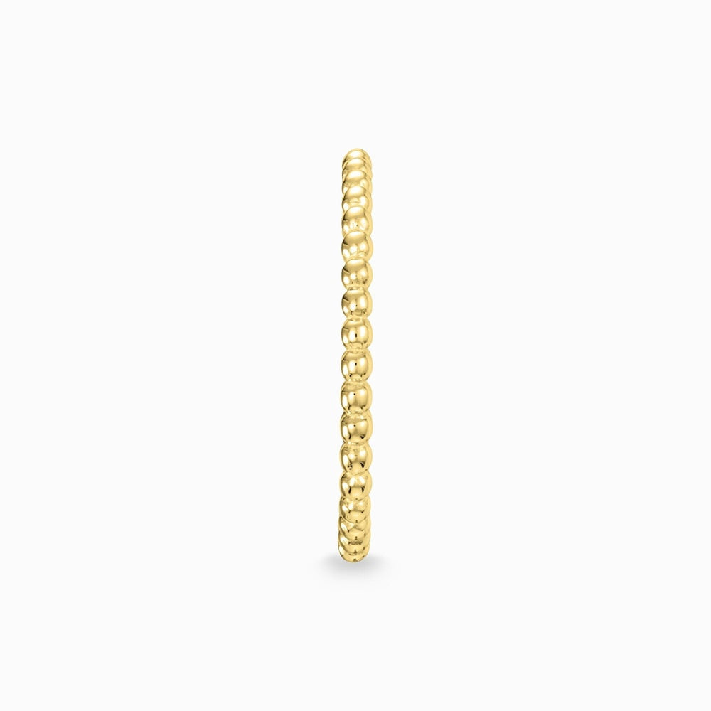 Gold On Silver Delicate Dots Ring 