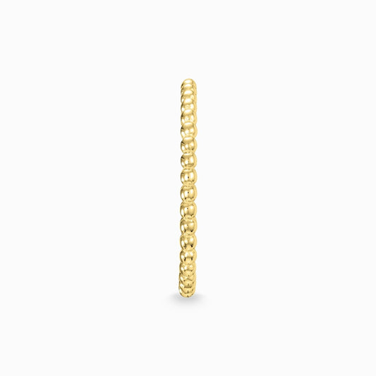 Gold On Silver Delicate Dots Ring 