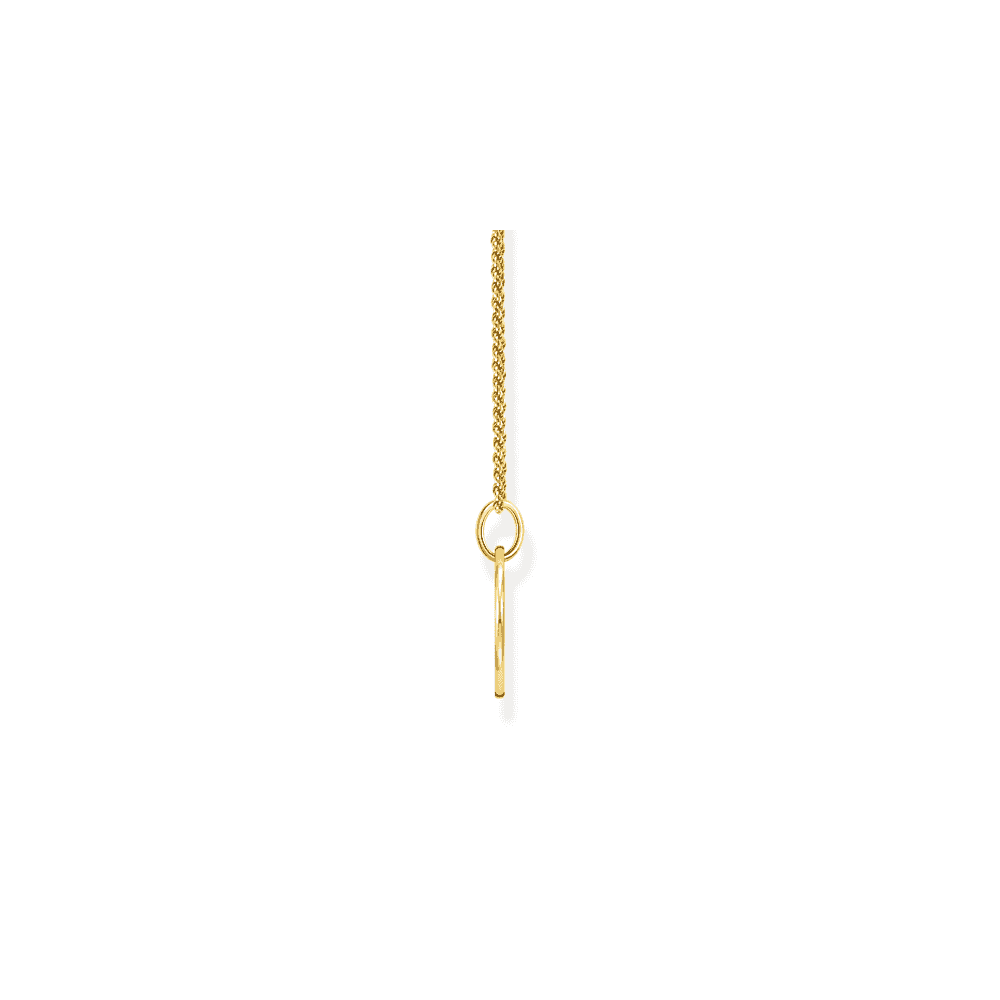 Gold On Silver Engravable Disc Pendant