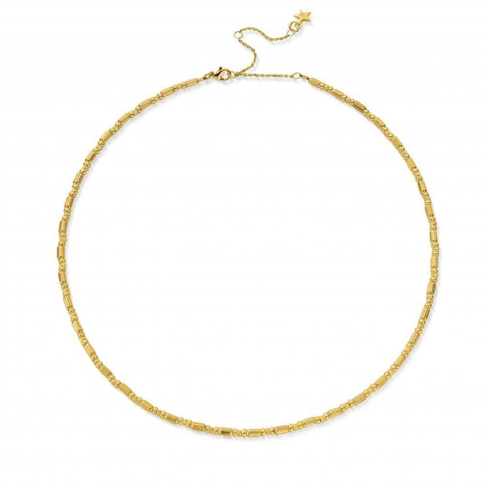 Gold On Silver Eternity Necklace 