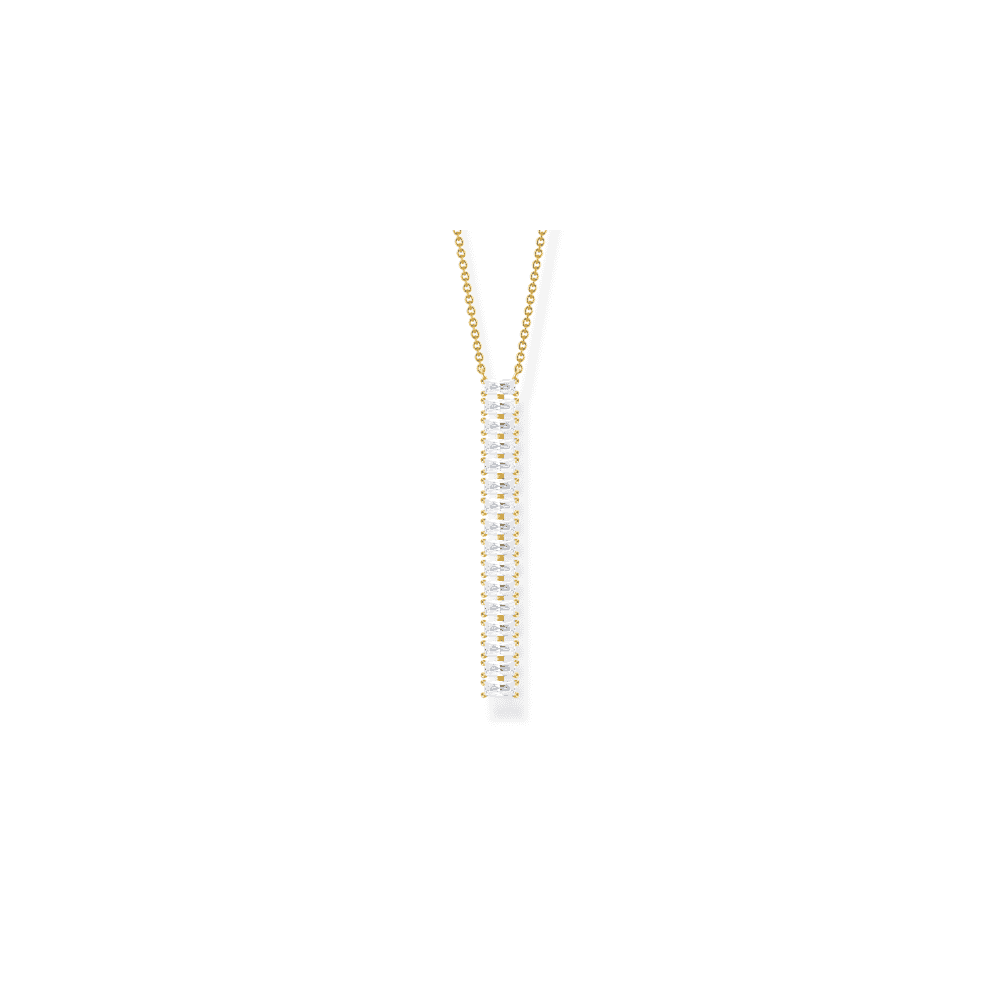 Gold On Silver Sparkling Heritage Pendant
