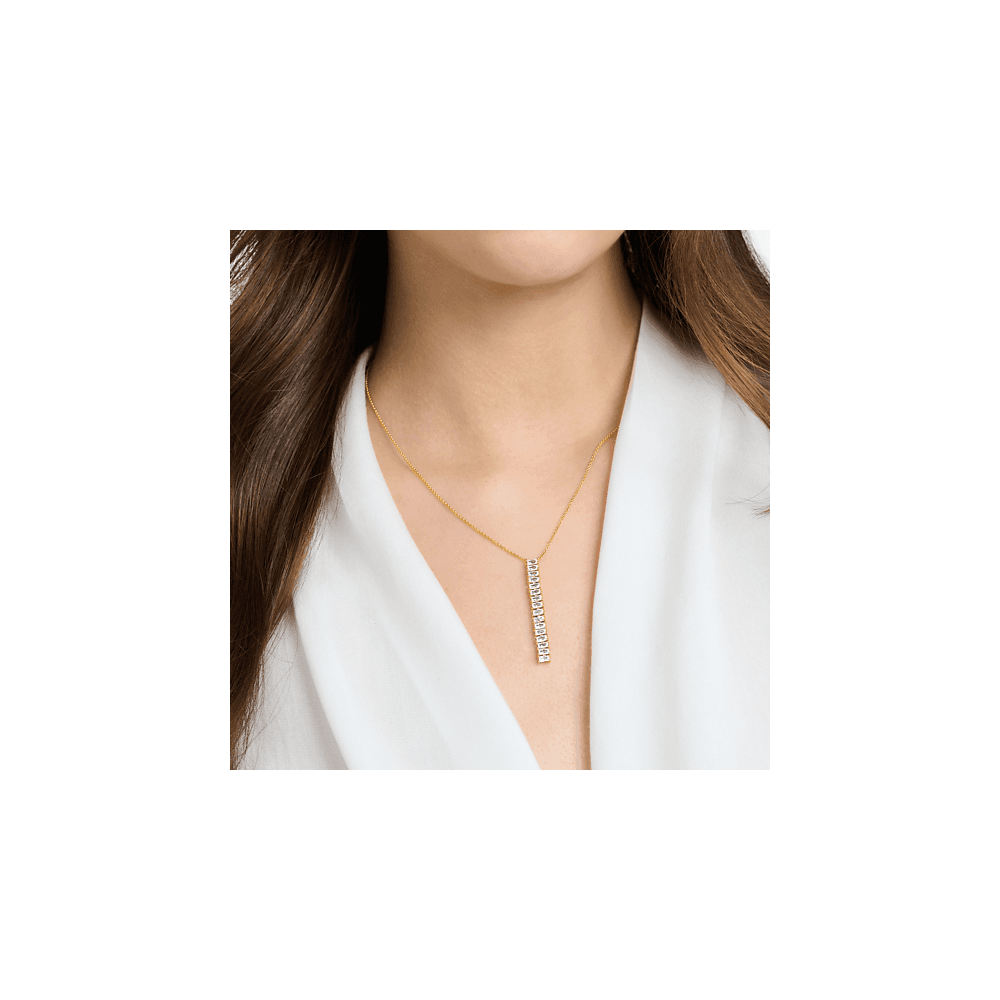 Gold On Silver Sparkling Heritage Pendant