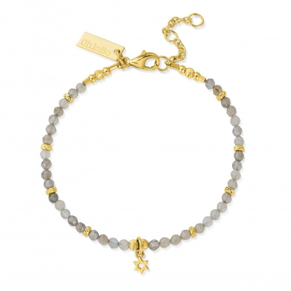 Gold On Silver Star Ruler Bracelet
