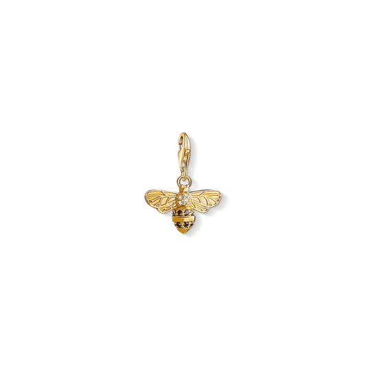 Gold On Sterling Silver Bee Charm