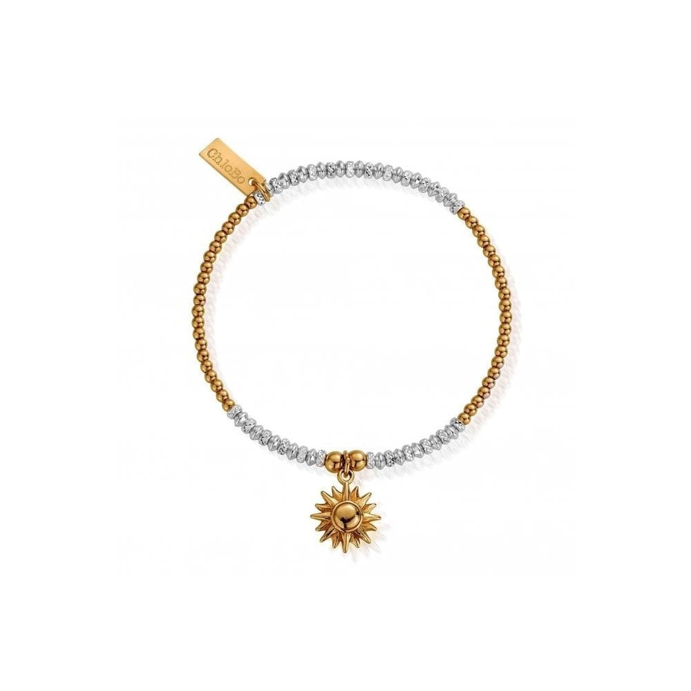 Gold and Silver Sparkle Sun Bracelet