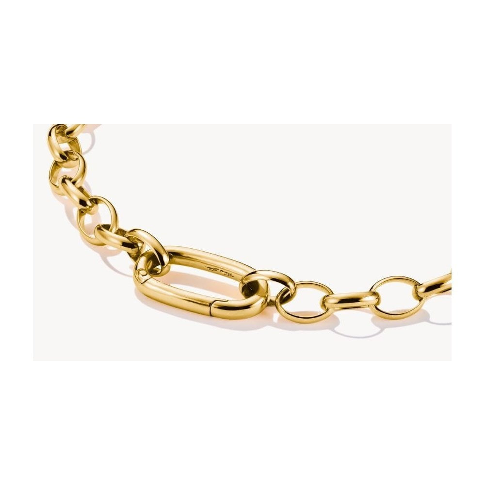 Gold on Silver Charm Club Connect Link 