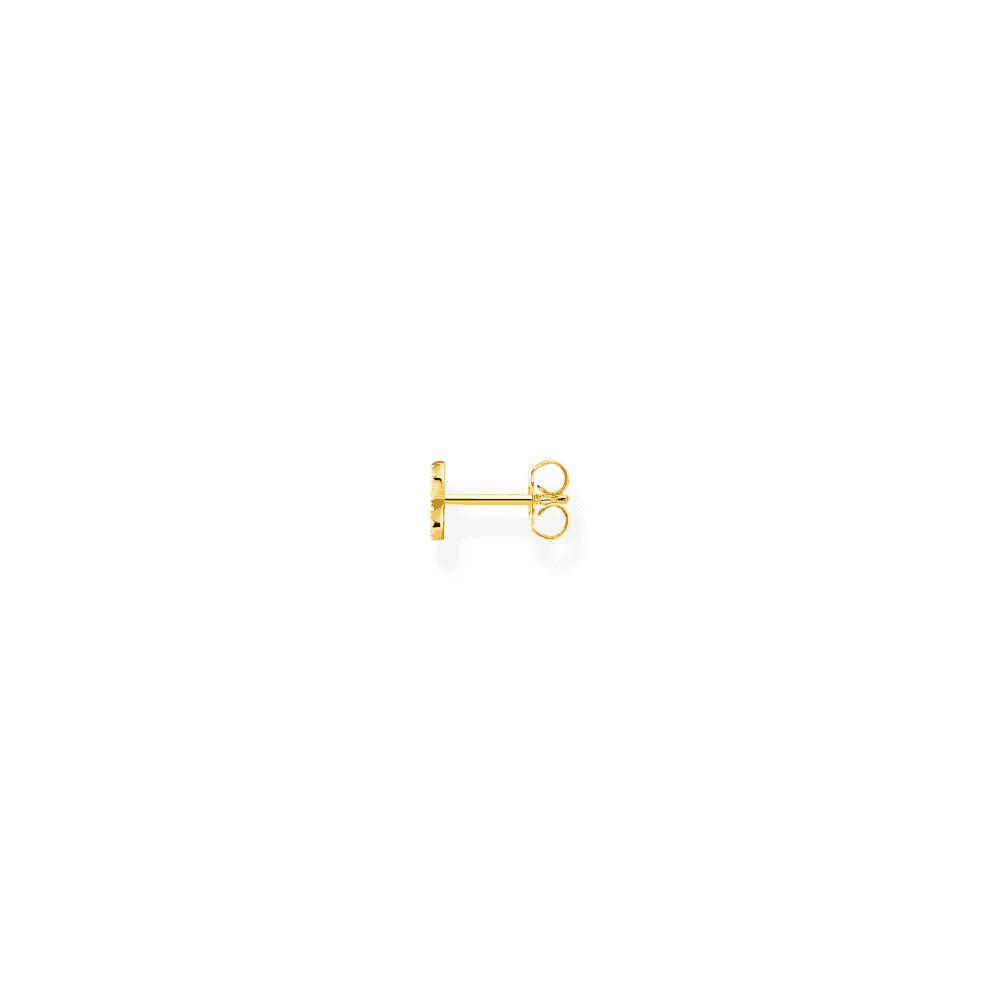 Gold on Silver Mini Infinity Stud Earrings