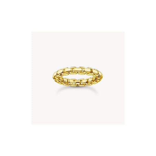 Gold-plated ring box chain size 54