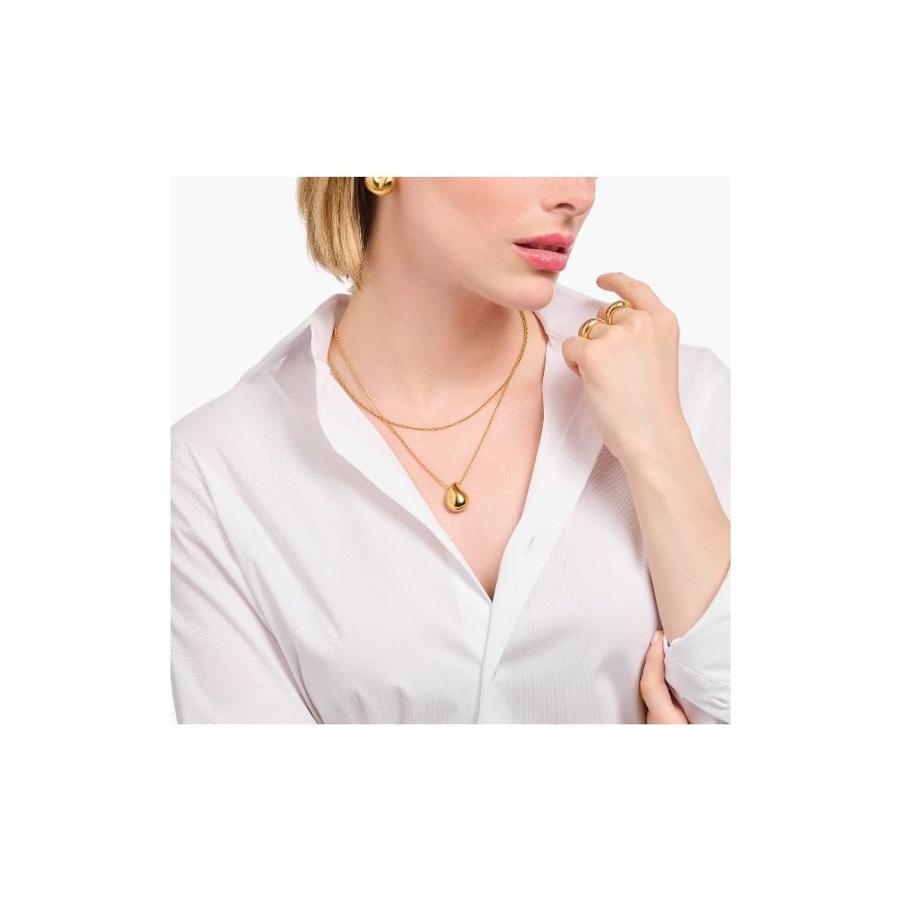 Gold-plated singaporean necklace Thickness 1,70 mm