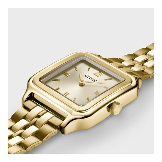 Gracieuse, Gold Dial, Ladies Gold Stainless Steel Watch
