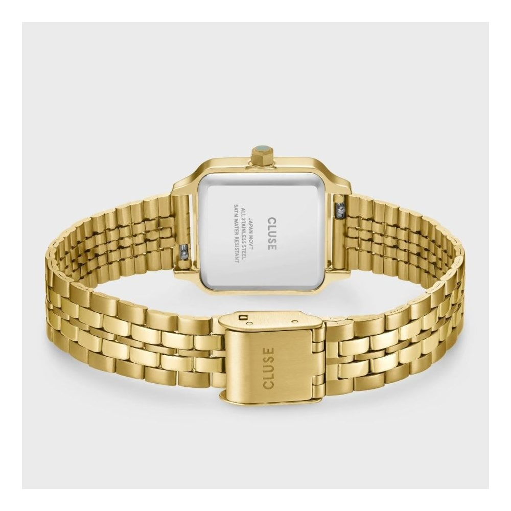 Gracieuse Petite, Sage Green Dial, Ladies Gold Stainless Steel Watch