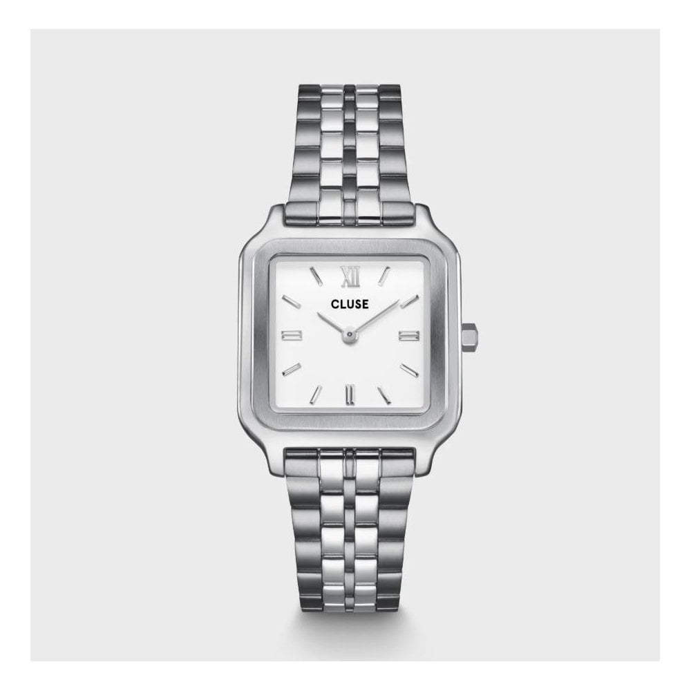 Gracieuse, White Dial, Ladies Stainless Steel Watch
