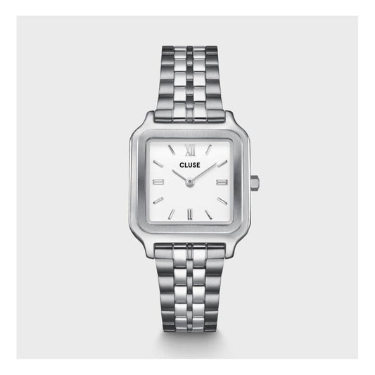 Gracieuse, White Dial, Ladies Stainless Steel Watch