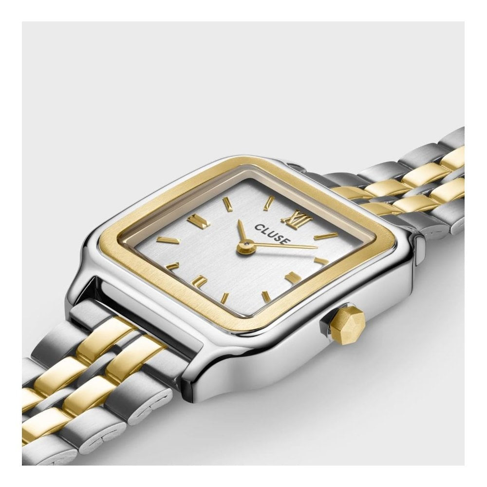 Gracieuse, White Dial, Ladies Two-Toned Stainless Steel Watch