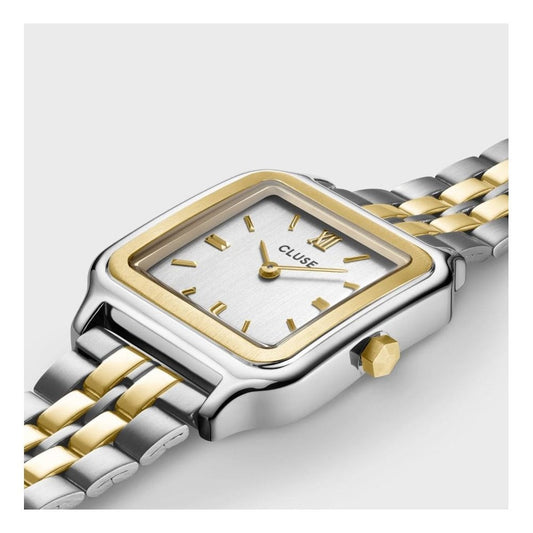 Gracieuse, White Dial, Ladies Two-Toned Stainless Steel Watch