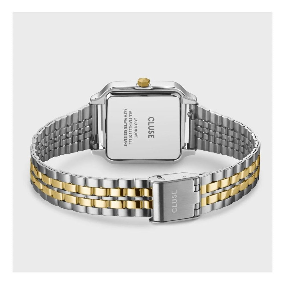 Gracieuse, White Dial, Ladies Two-Toned Stainless Steel Watch